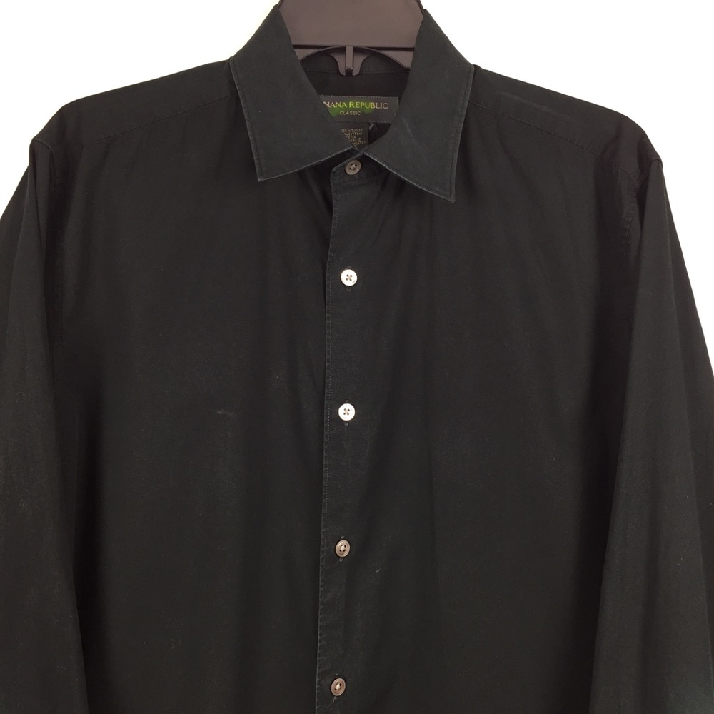 Banana Republic Button Front Dress Shirt Blouse - Picture 5 of 5
